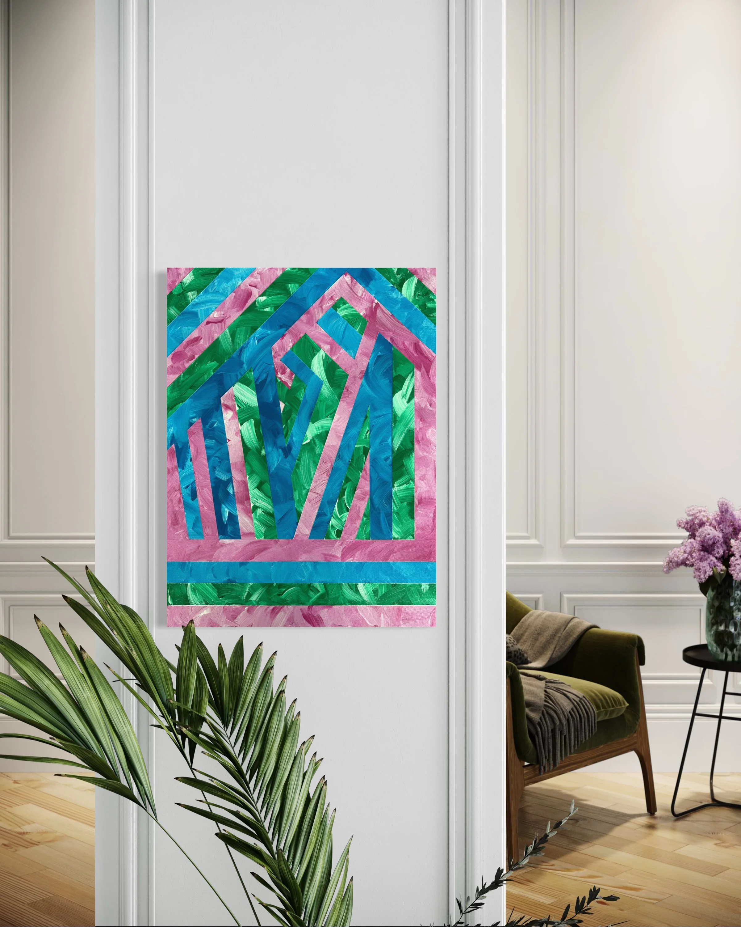 Shop Abstract & Geometric Art | Kevin Town Original Paintings